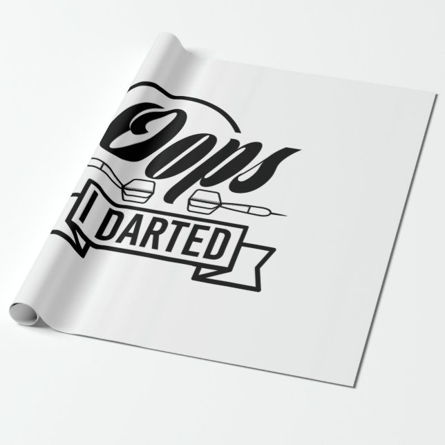 Papel De Presente Oops I Dark (Desenrolado)
