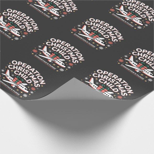 Papel De Presente Operação Criança de Natal Bolsa do Samaritano  (Ponta)