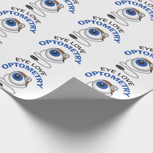Papel De Presente Optometria De Amor Ocular (Ponta)