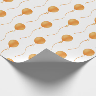 Papel De Presente Orange balloon Gift Wrapping Paper - Cadeaupapier