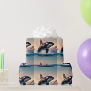 Papel De Presente Orca