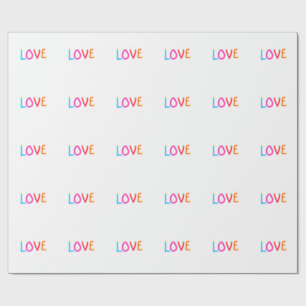 Papel De Presente Orgulho amoroso arco-íris LGBTQ junho moderno