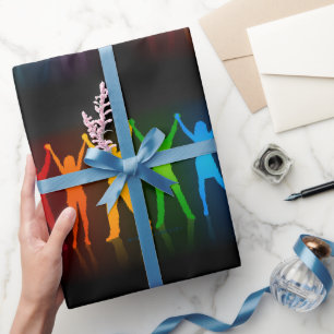 Papel De Presente orgulho da SlipperyJoe pessoas mãos silhueta cor