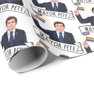 Papel De Presente Orgulho do Prefeito Pete