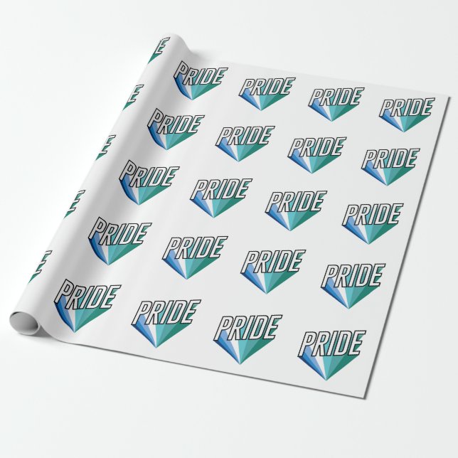 Papel De Presente Orgulho Gay Masculino Explode (Desenrolado)