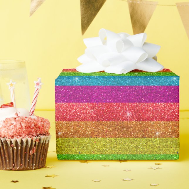 Papel De Presente Orgulho gay Sinalizador Arco-Íris LGBTQIA (Festa de aniversário)