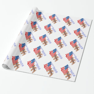 Papel De Presente Orgulhoso de ser Americano