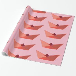 Papel De Presente Origami Hat Wraping Paper