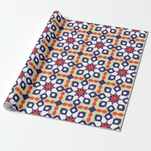 Papel De Presente Ornamento de Padrão Clássico,Patterno Geométric