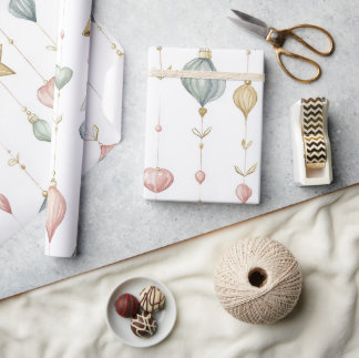 Papel De Presente Ornamento de Suspensão