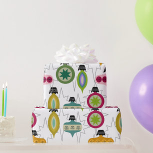 Papel De Presente Ornamentos atômicos