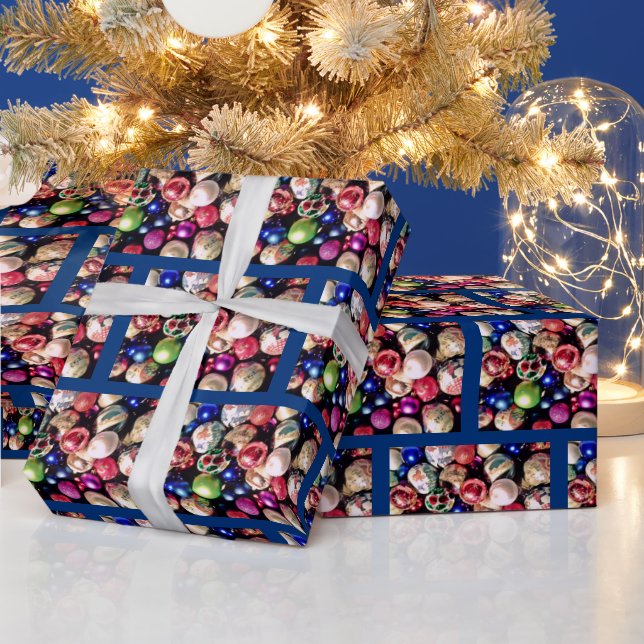 PAPEL DE PRESENTE ÓRNAMENTOS DE ÁRVORE DE NATAL (Feriados)