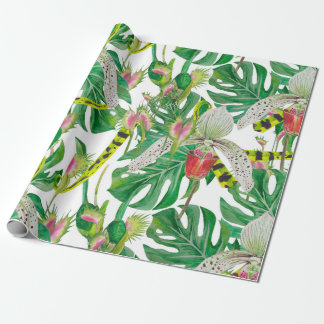 Papel De Presente Orquídeas & floral