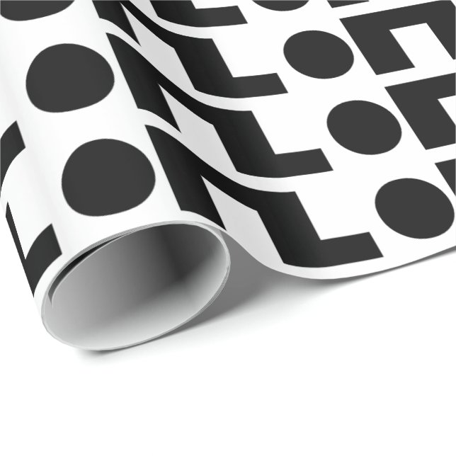 Papel De Presente ORZ Emoticon Kaomoji Emoji (Ponta do rolo)