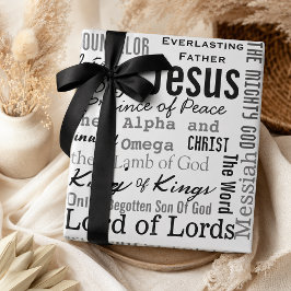 Papel De Presente Os Belos Nomes de Jesus
