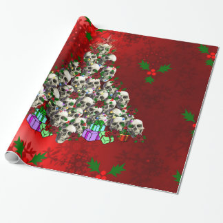 Papel De Presente Os crânios do Natal