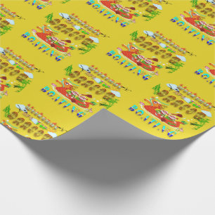Papel De Presente Os Finais De Semana São Para O Barco De Dragão