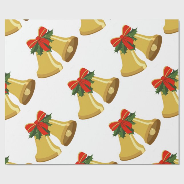 Papel De Presente Os sinos estão tocando (Aberto)