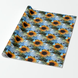 Papel De Presente Os Sunflower de Caitlin...  .