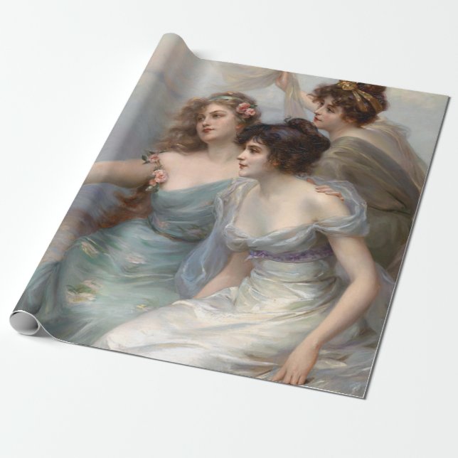 Papel De Presente Os Três Graus De Edouard Bisson (Desenrolado)