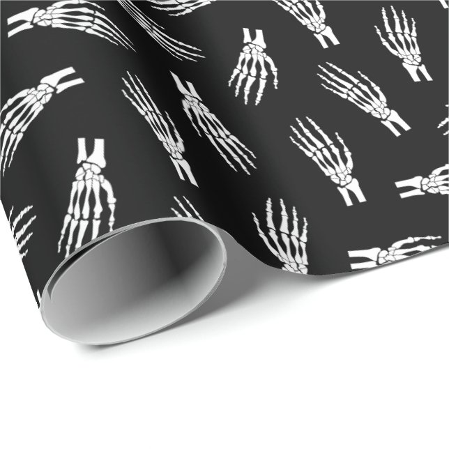 Papel De Presente Ossos (Ponta do rolo)