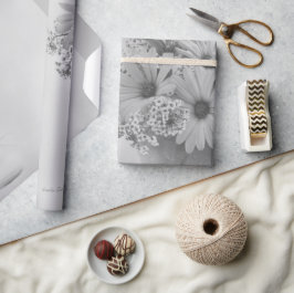 Papel De Presente Osteosperno Rosa