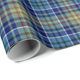 Papel De Presente O'Sullivan Clan Tartan - Padrão de Xadrez irlandês