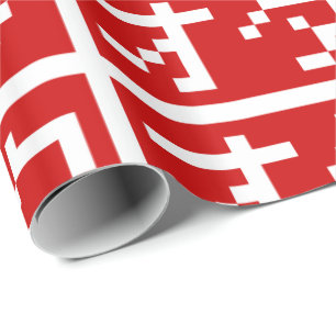 Papel De Presente OTAKU 8 Bits Pixel Japonês Katakana BLOCK