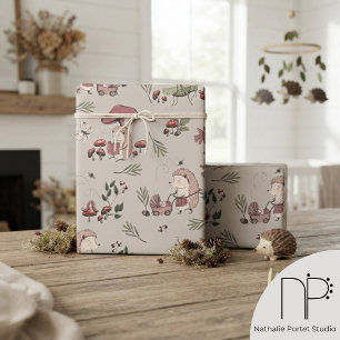 Papel De Presente ouriço Toile Crianças