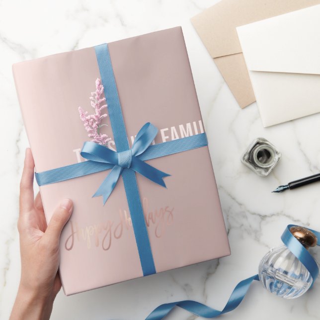 Papel De Presente Ouro elegância, Festa de Natal Molhando Pap (Presentear)