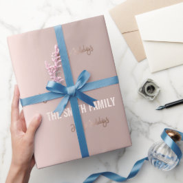 Papel De Presente Ouro elegância, Festa de Natal Molhando Pap