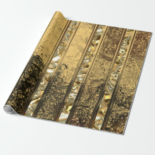 Papel De Presente Ouro elegante de Vanderush