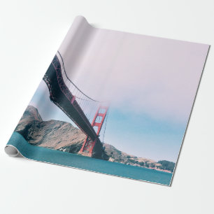 PAPEL DE PRESENTE OURO GATE BRIDGE CALIFORNIA
