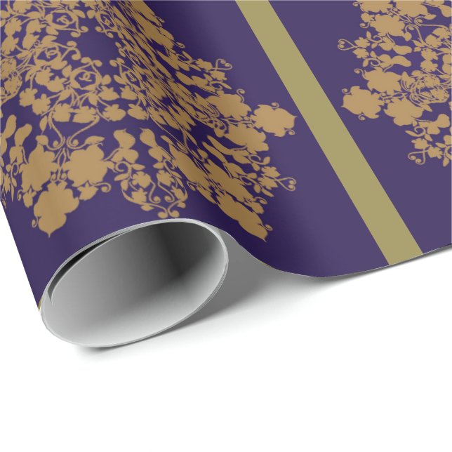 Papel De Presente Ouro Lilor (Ponta do rolo)