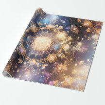 Ouro Mandala Gift Wrap