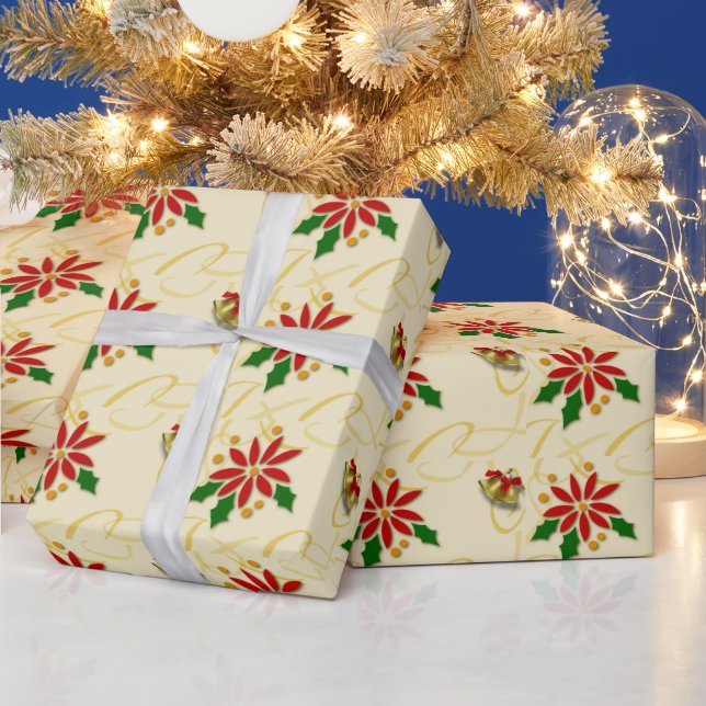 Papel De Presente Ouro Natal (Feriados)