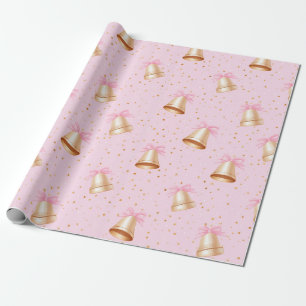 Papel De Presente Ouros com Arcos cor-de-rosa