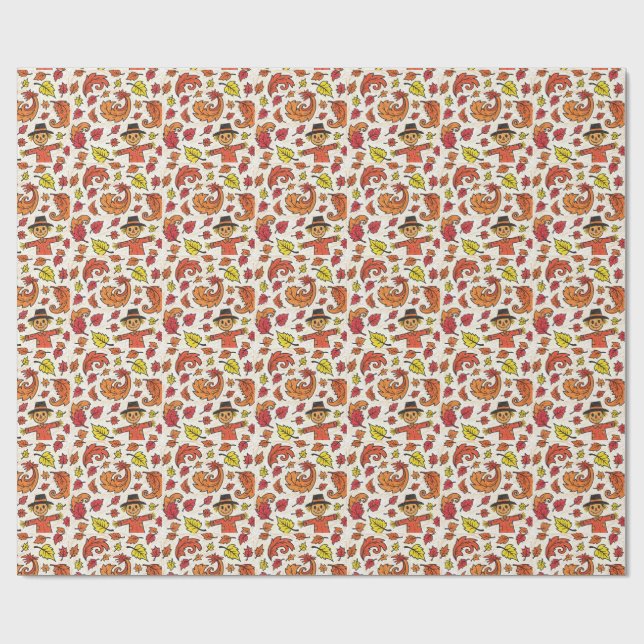 Papel De Presente outono  (Aberto)