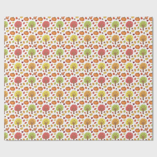 Papel De Presente outono (Aberto)