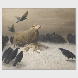 Papel De Presente Ovelha com Morto