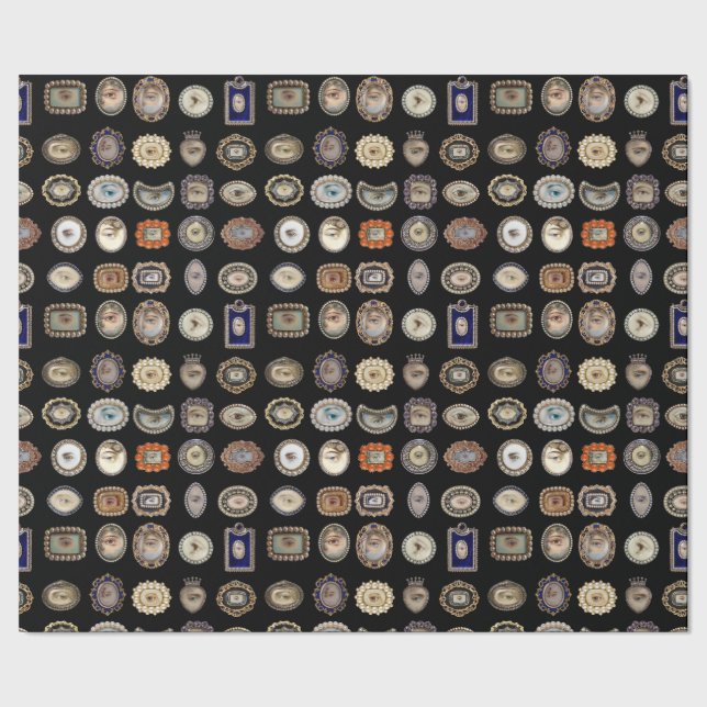 Papel De Presente Pacote de presente de Olhos Vitorianos (Barra)