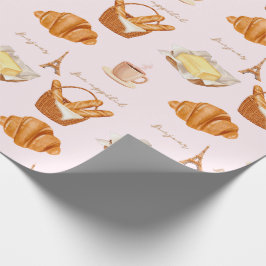 Papel De Presente Padeiro Francês Bliss
