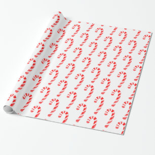 Papel De Presente Padrão 2 de Caneta de Candy de Aquarela
