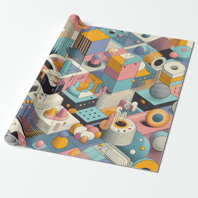 Papel De Presente Padrão 5 (Desenrolado)