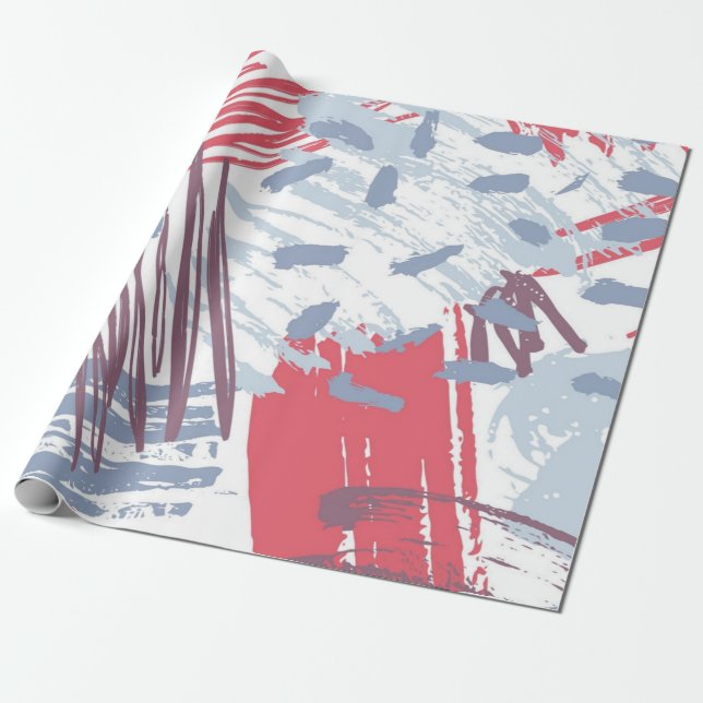 Papel De Presente Padrão abstrato (Desenrolado)
