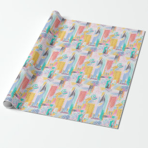 Papel De Presente padrão abstrato