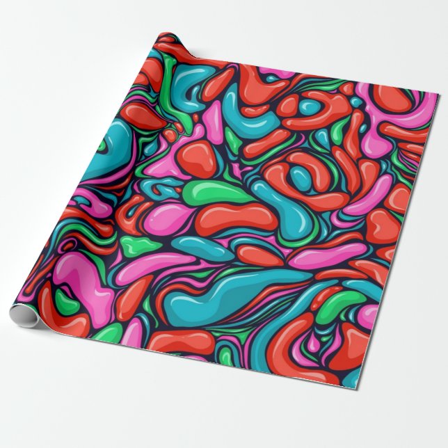 Papel De Presente Padrão abstrato (Desenrolado)
