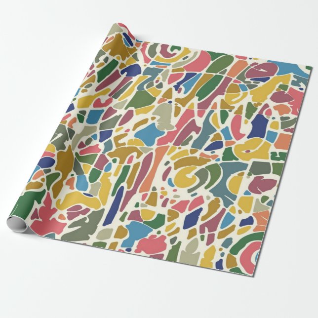 Papel De Presente Padrão abstrato (Desenrolado)