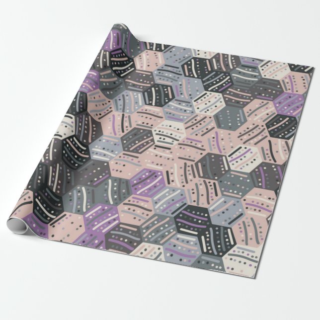 Papel De Presente Padrão abstrato (Desenrolado)