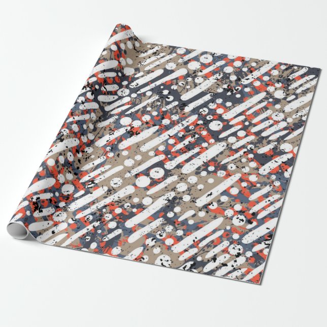 Papel De Presente Padrão abstrato (Desenrolado)